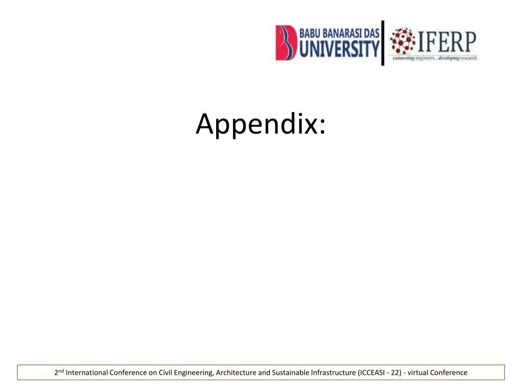 appendix