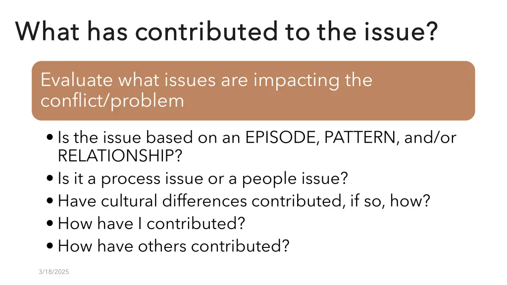 what has contributed to the issue what