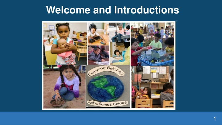welcome and introductions
