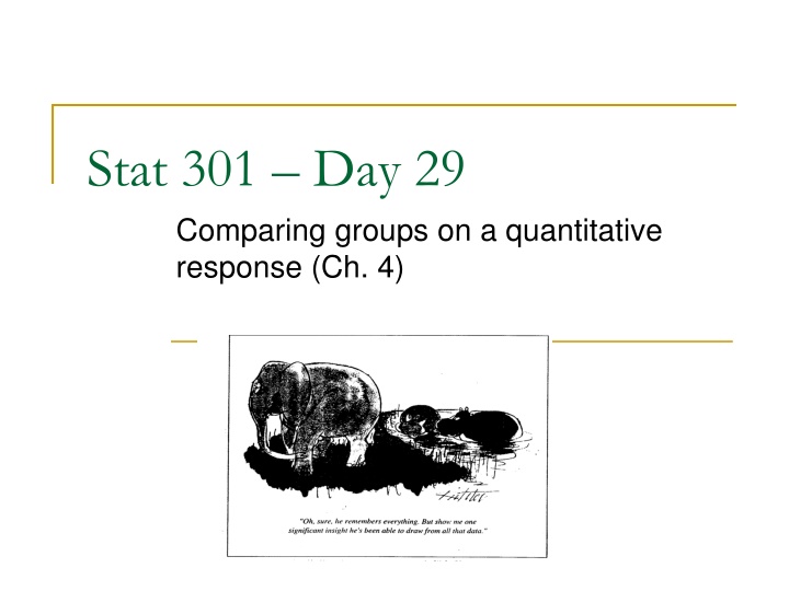 stat 301 day 29 comparing groups
