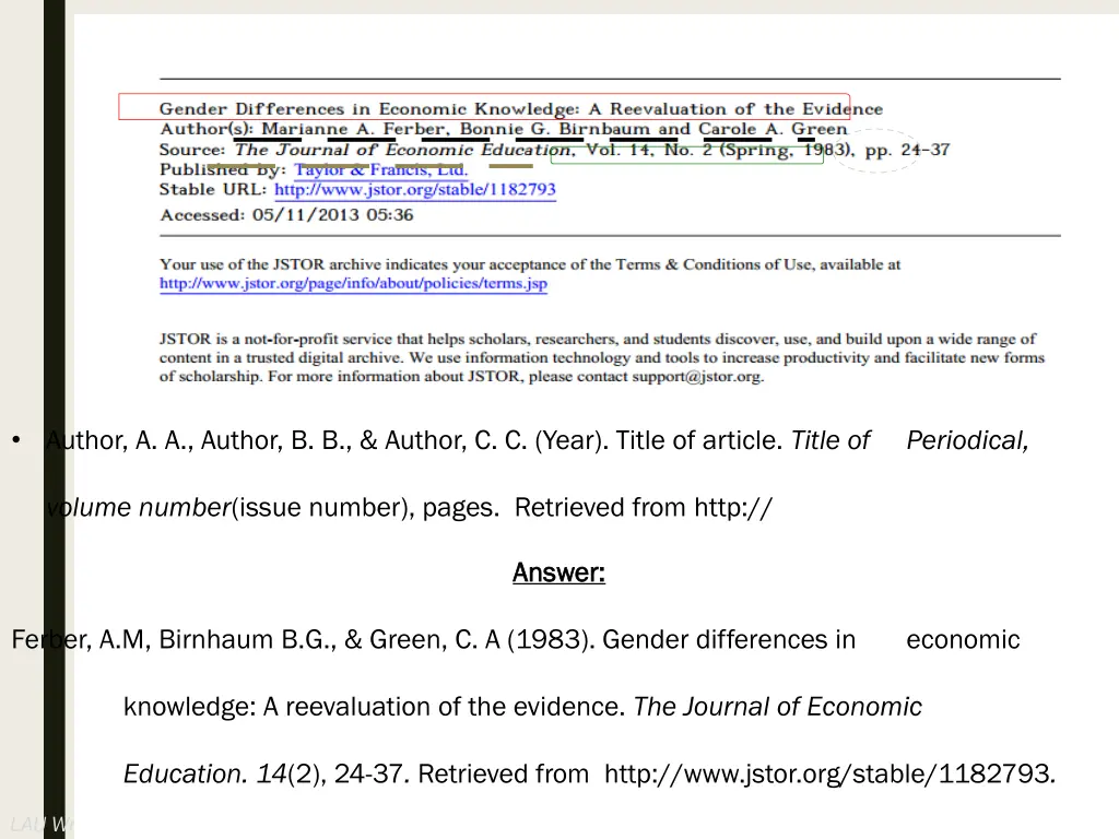 author a a author b b author c c year title