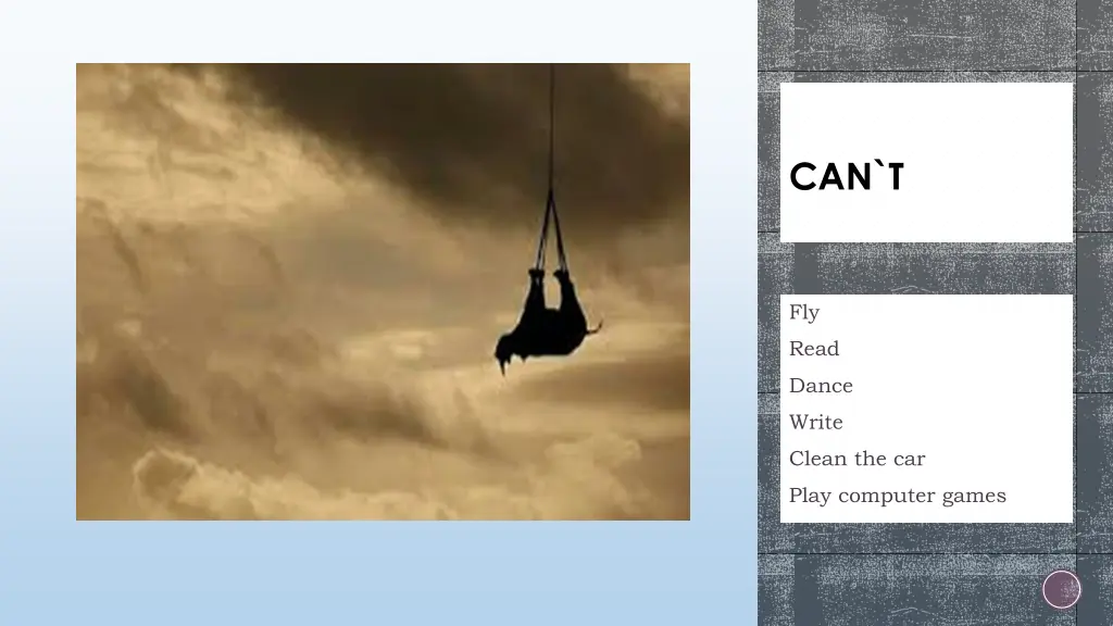 can t
