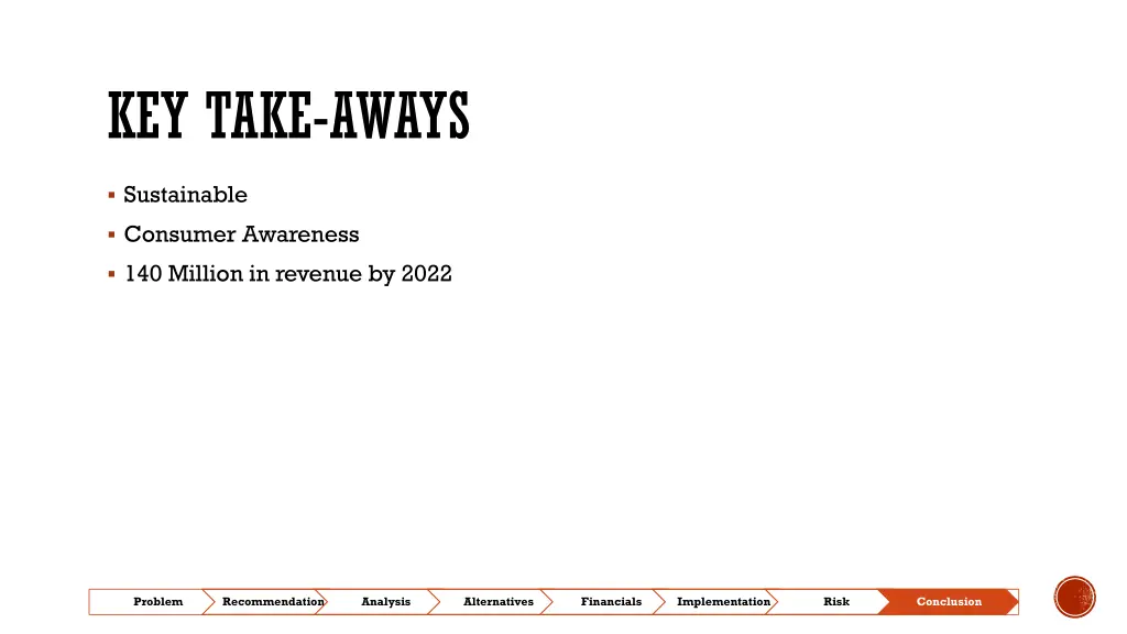 key take aways