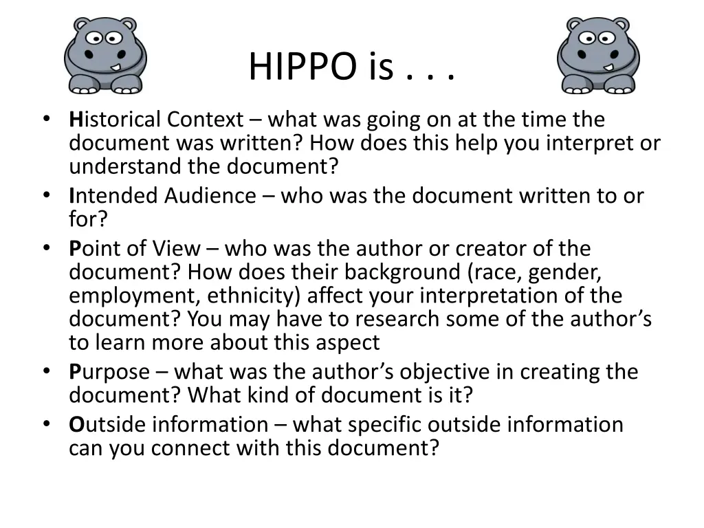 hippo is
