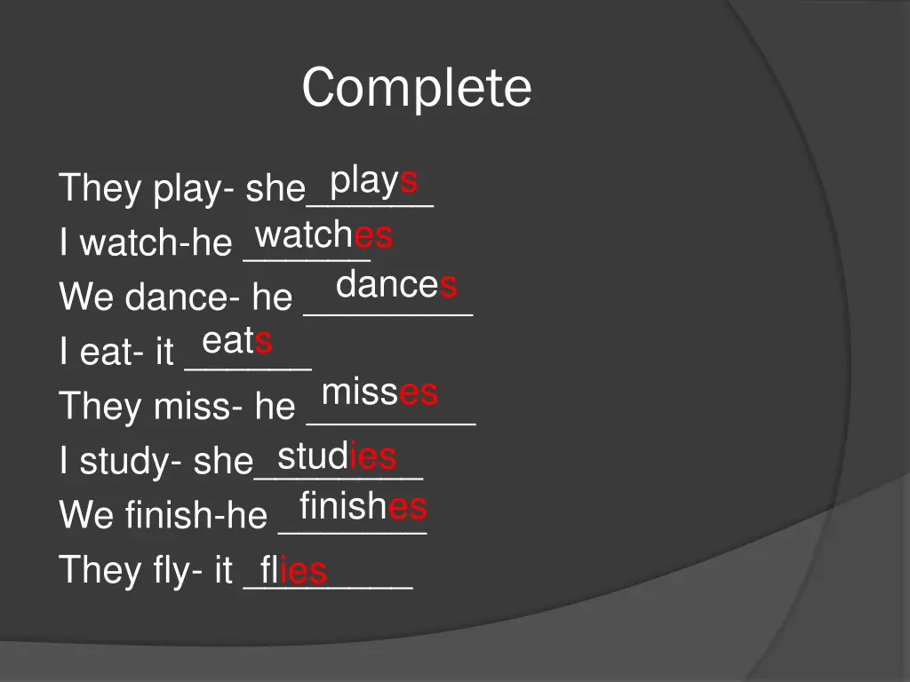 complete