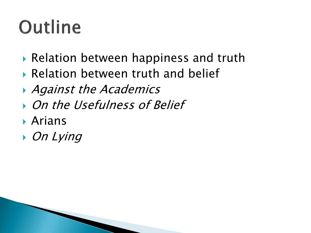 relation between happiness and truth relation