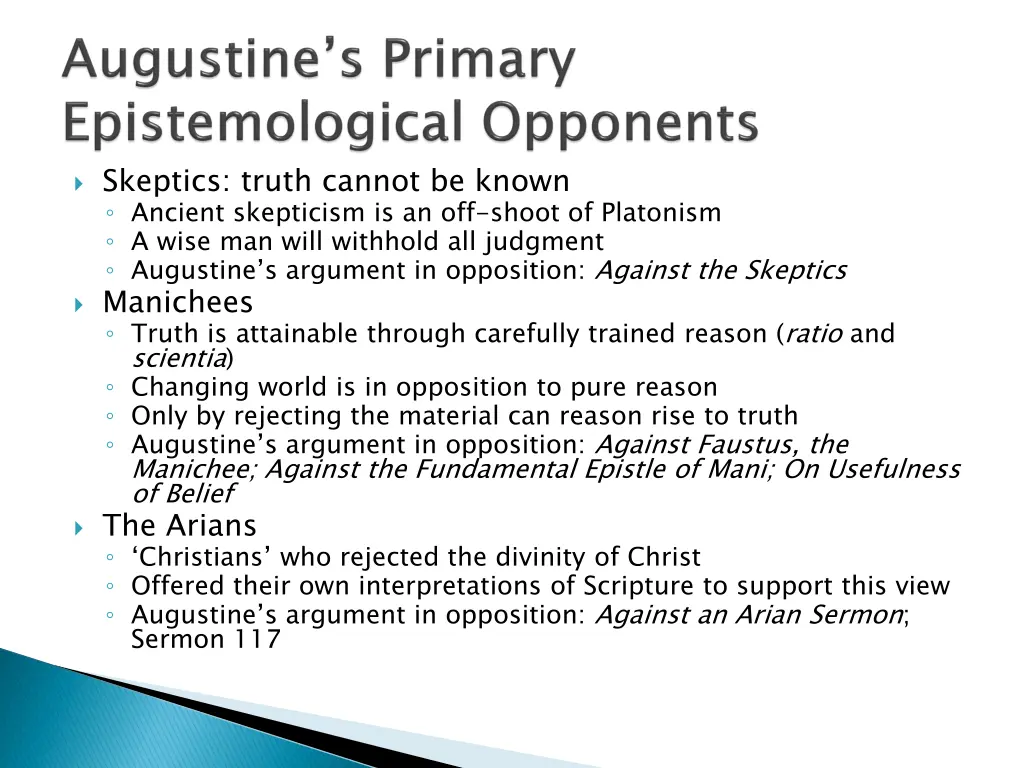 skeptics truth cannot be known ancient skepticism