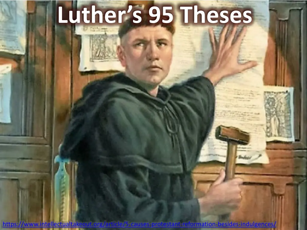 luther s 95 theses