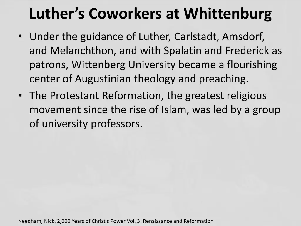 luther s coworkers at whittenburg 1