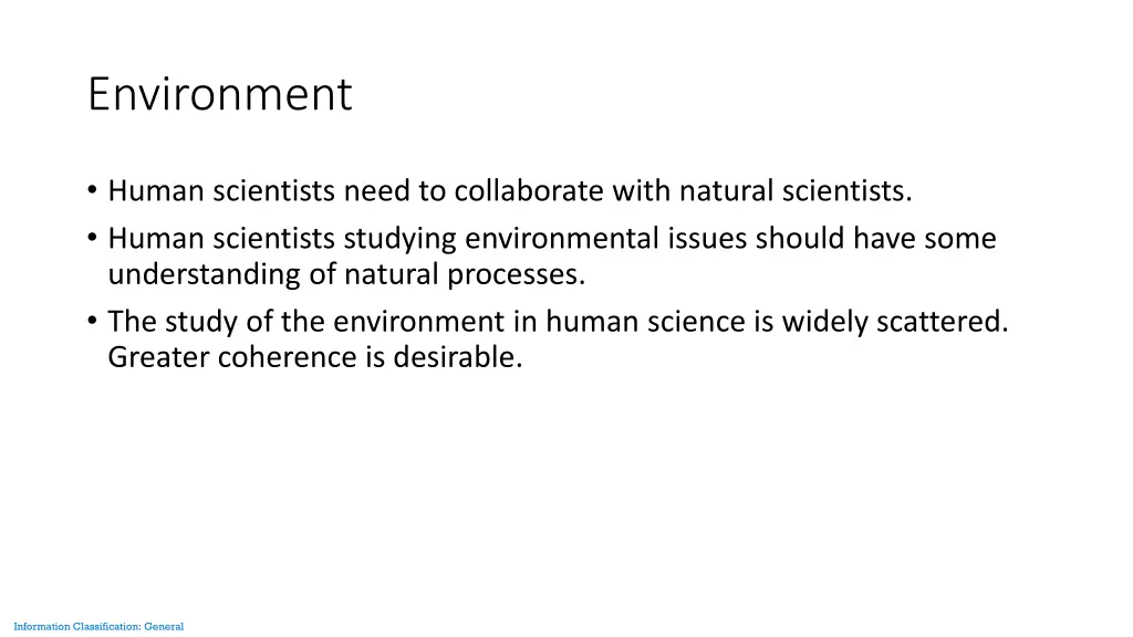 environment