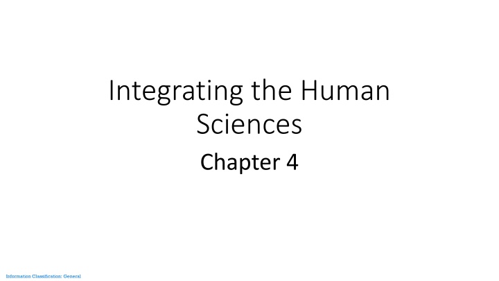 integrating the human sciences chapter 4