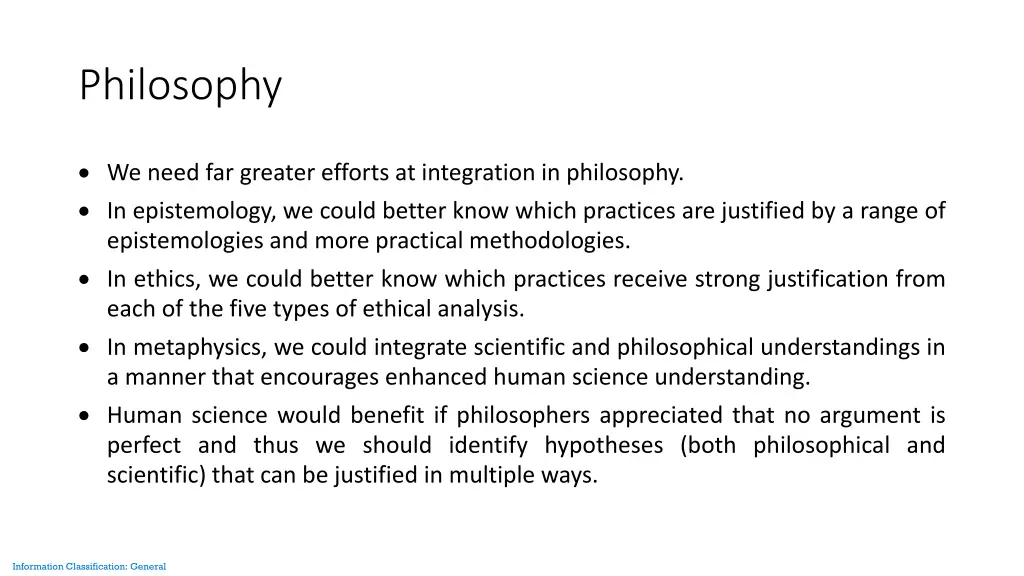 philosophy