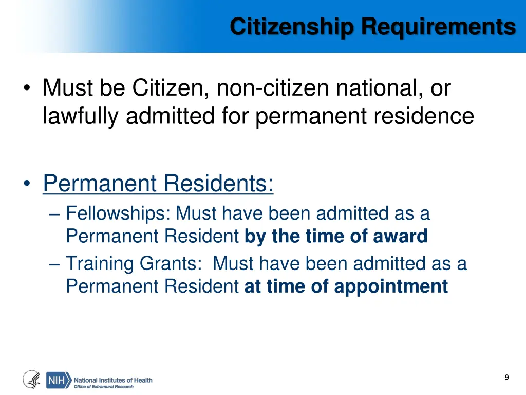 citizenship requirements