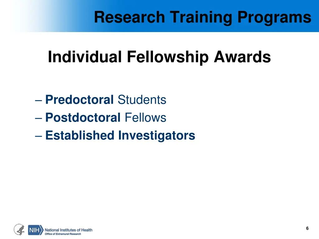 research training programs 1