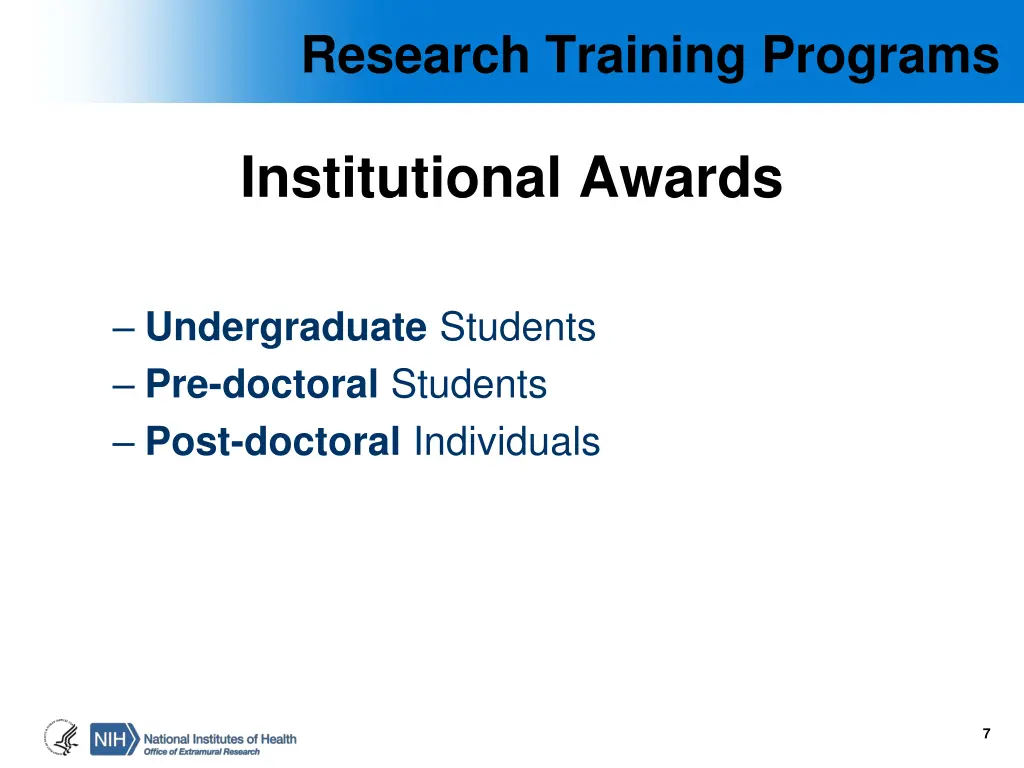 research training programs 2
