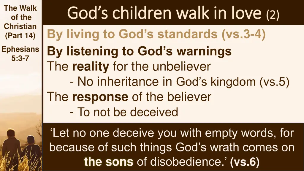 the walk of the christian part 14 9