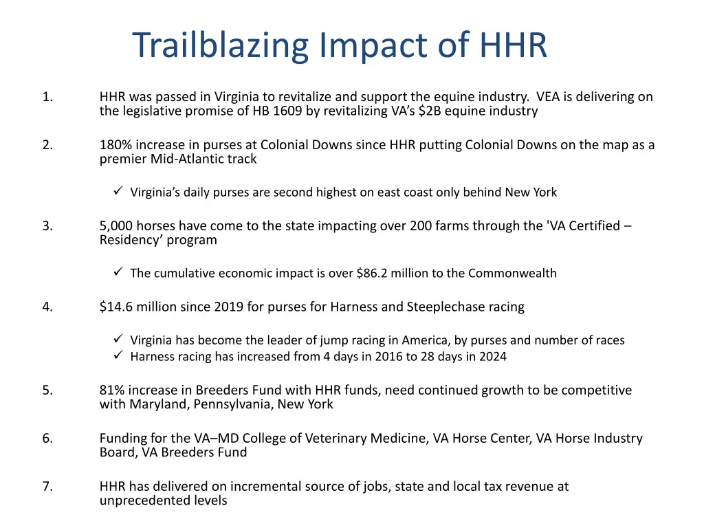 trailblazing impact of hhr