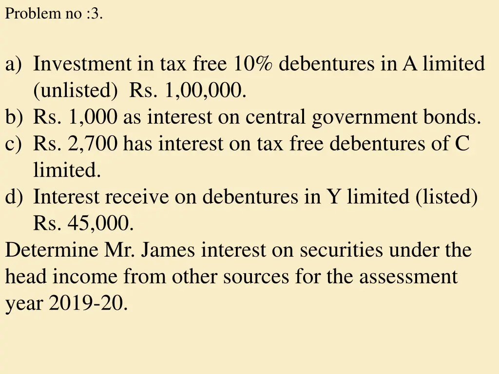 problem no 3