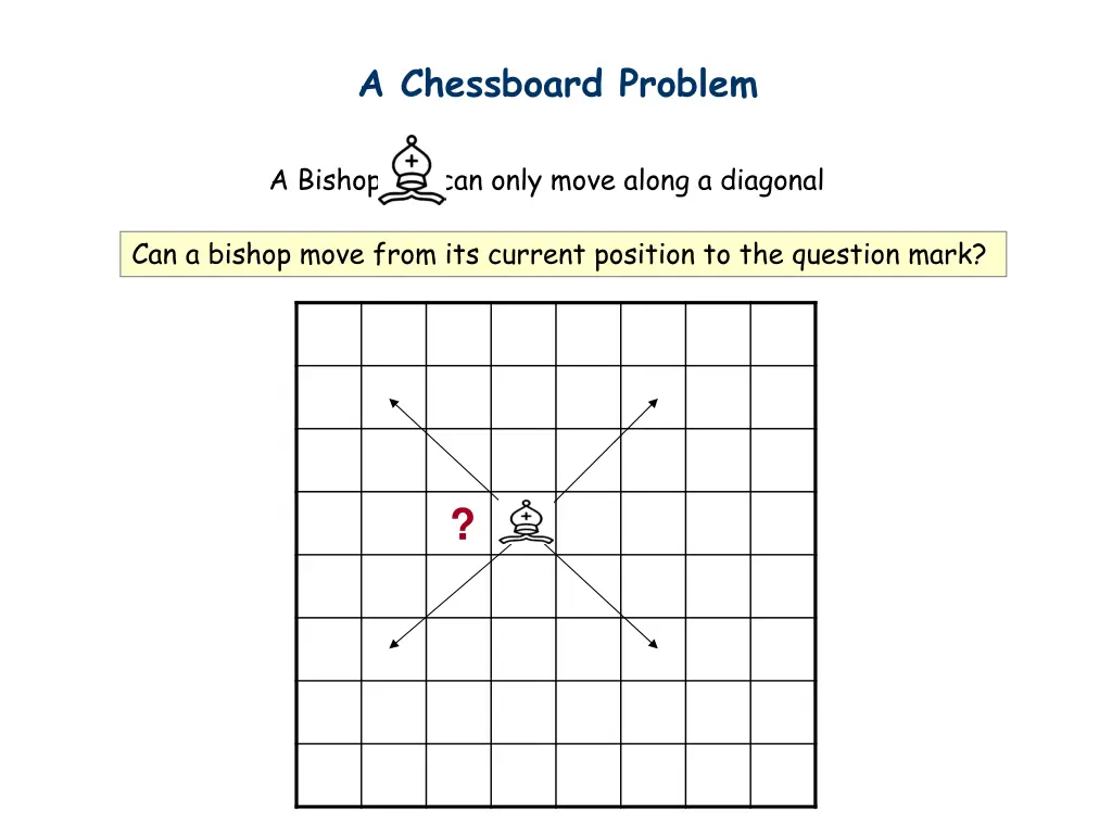 a chessboard problem
