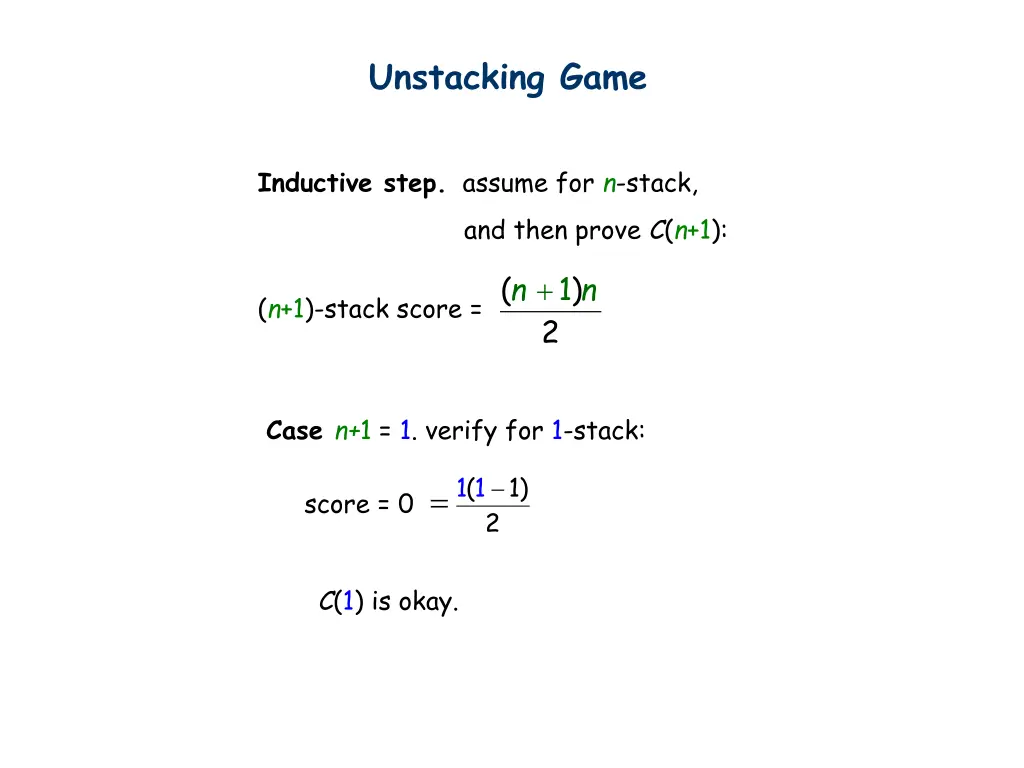 unstacking game 4