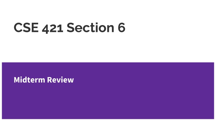 cse 421 section 6