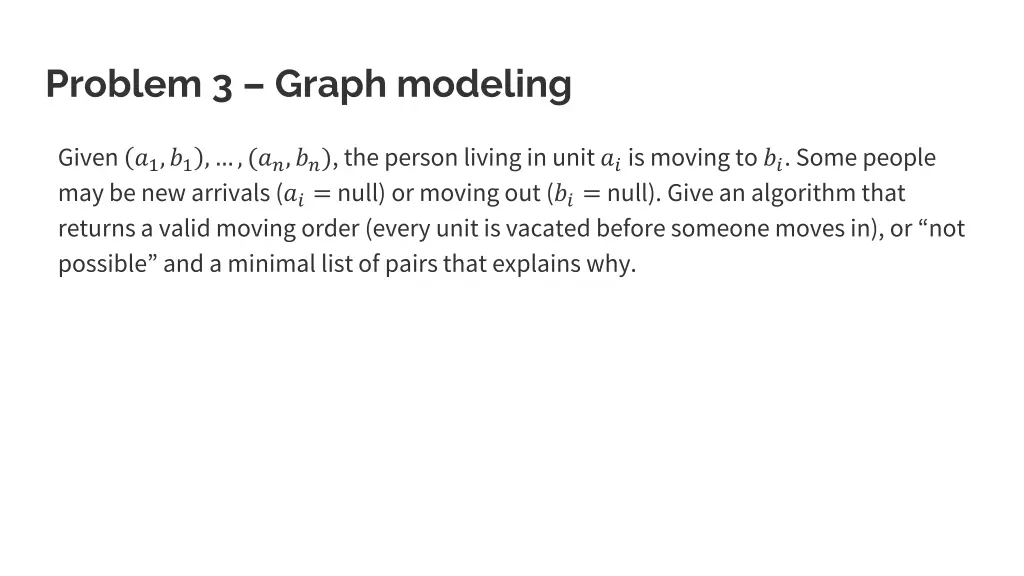 problem 3 graph modeling