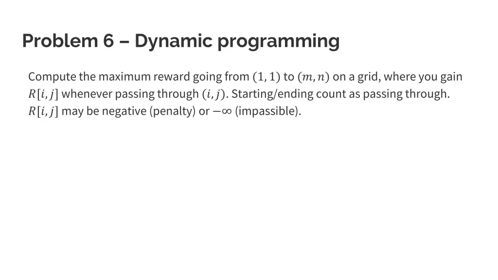 problem 6 dynamic programming