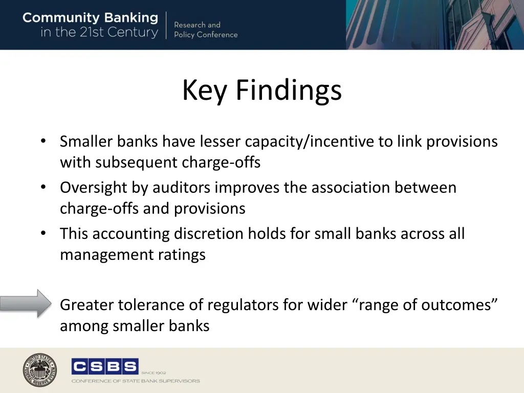 key findings