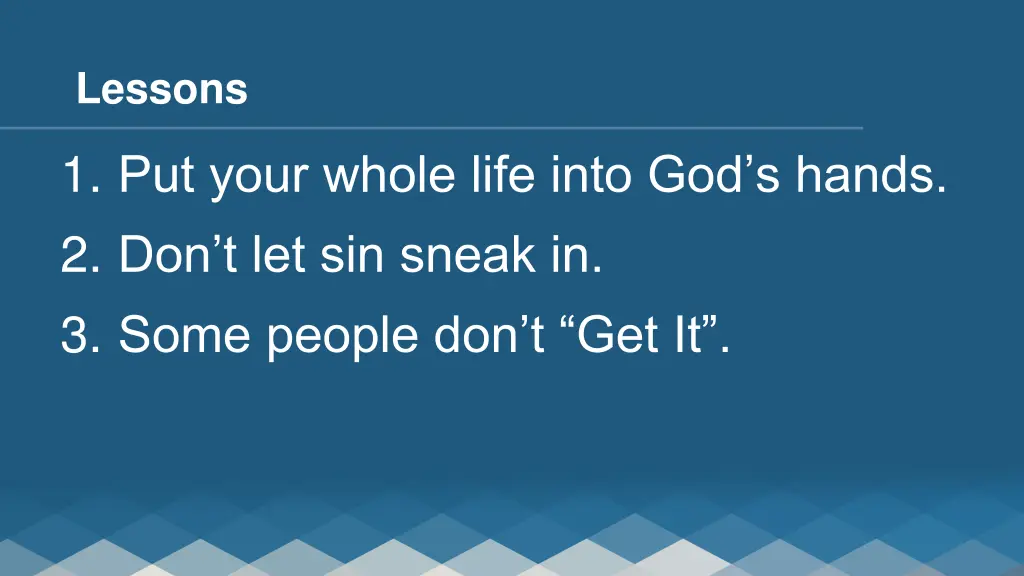 lessons 2