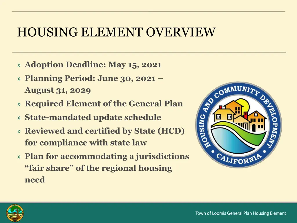 housing element overview 1