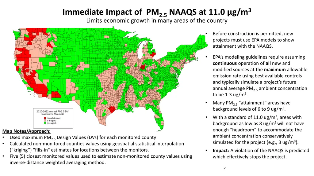 immediate impact of pm 2 5 naaqs