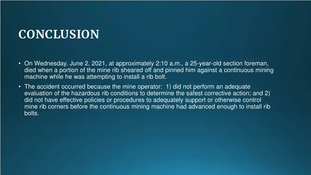 conclusion 2