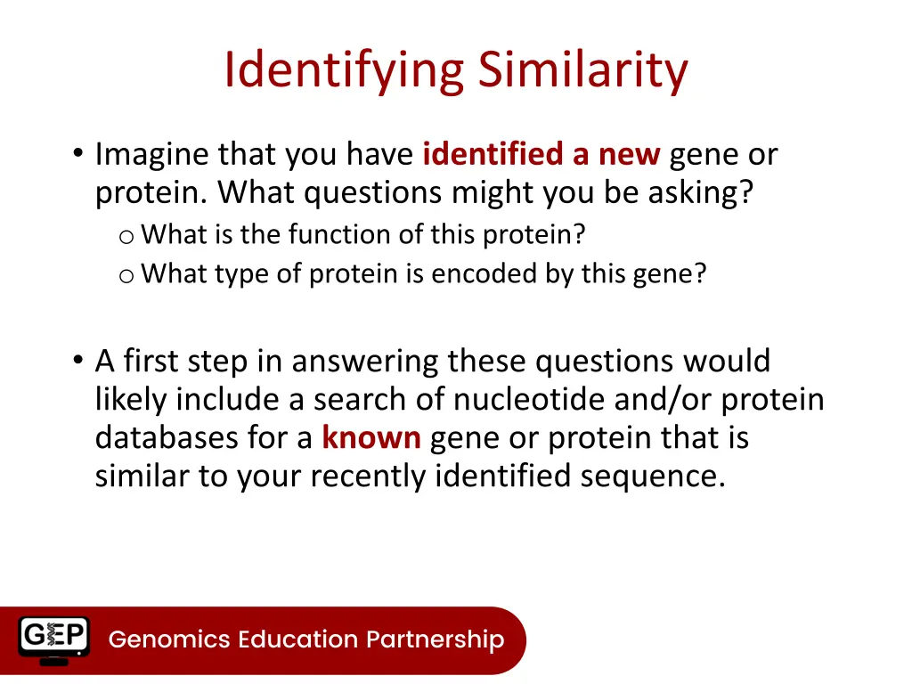 identifying similarity