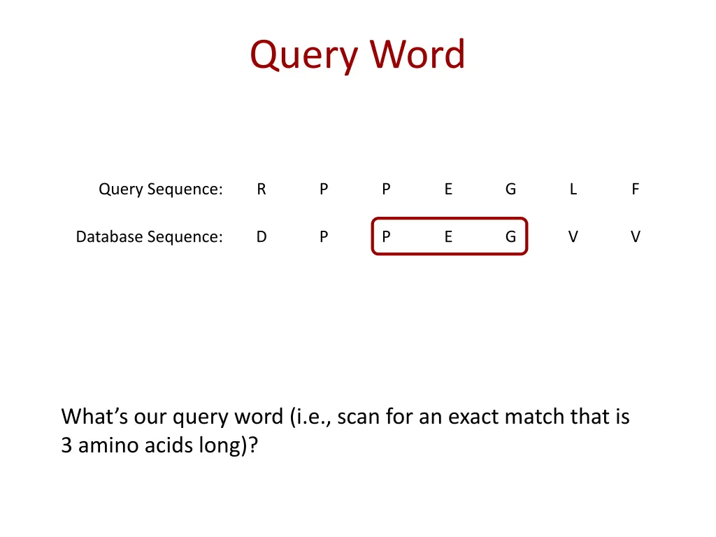 query word