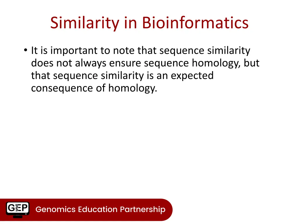 similarity in bioinformatics 1