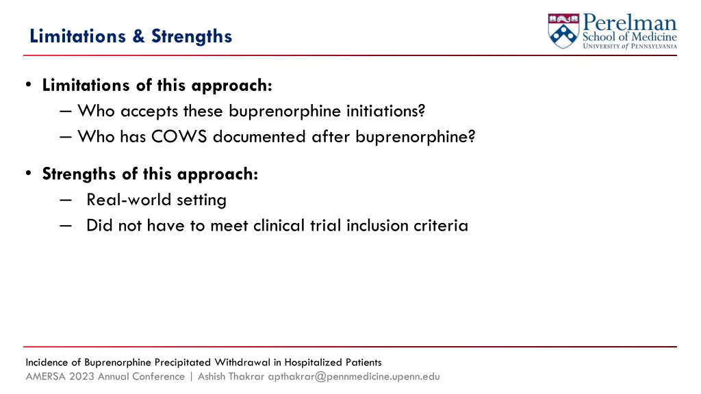limitations strengths
