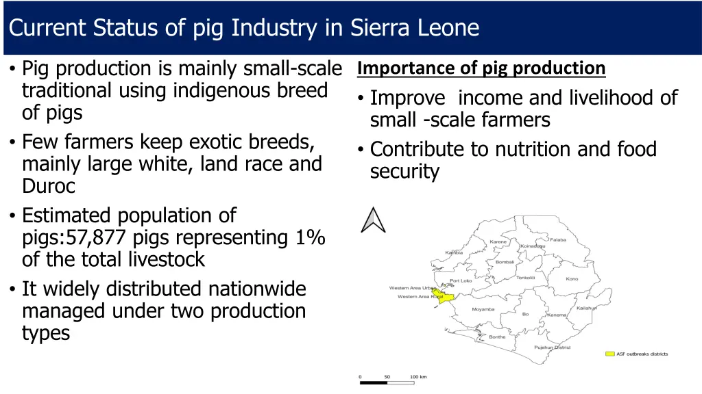 current status of pig industry in sierra leone