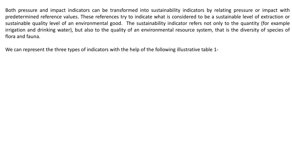 both pressure and impact indicators