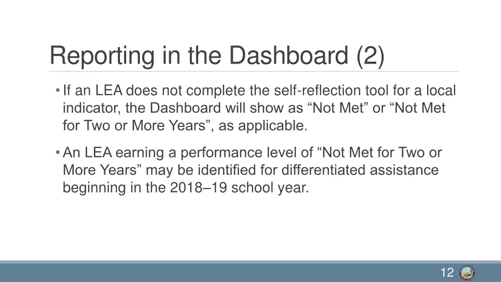 reporting in the dashboard 2