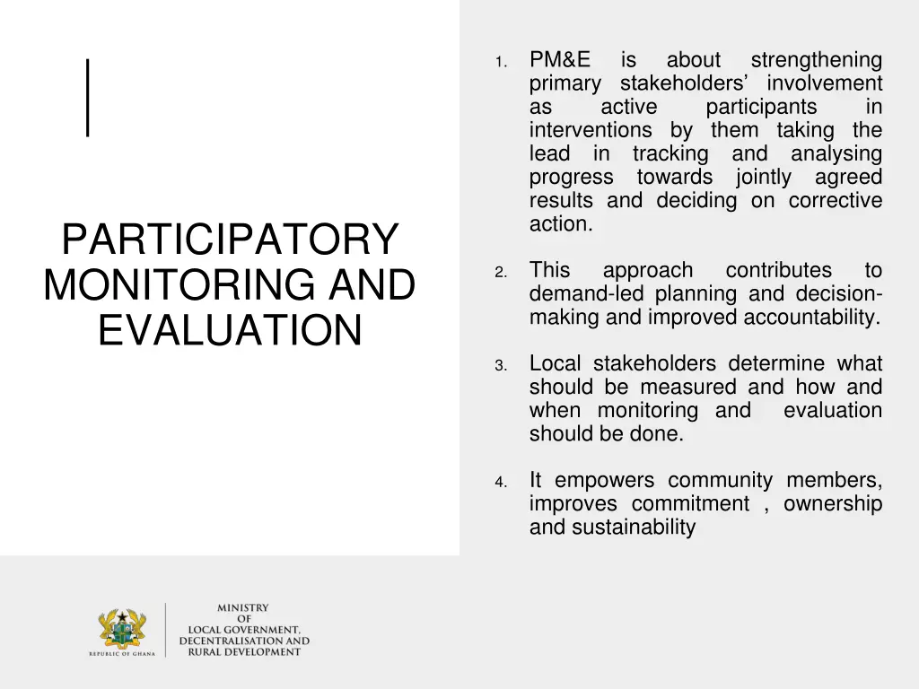 pm e primary stakeholders involvement as active
