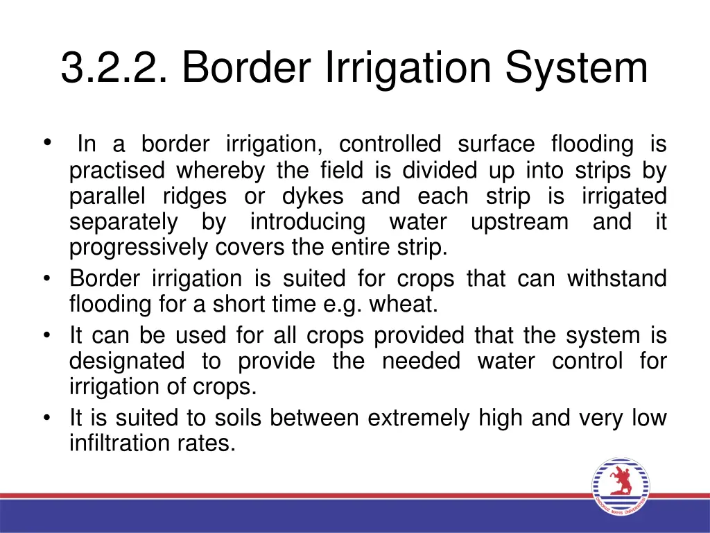 3 2 2 border irrigation system
