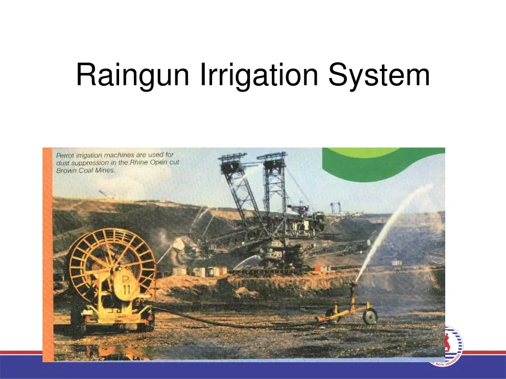 raingun irrigation system