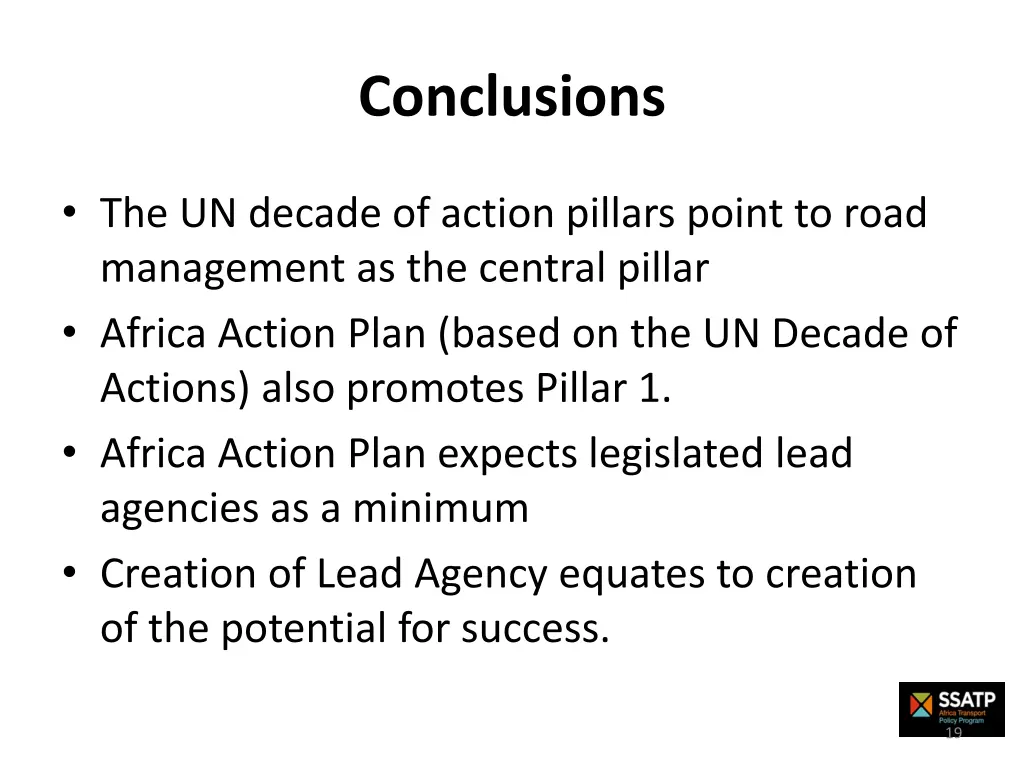 conclusions