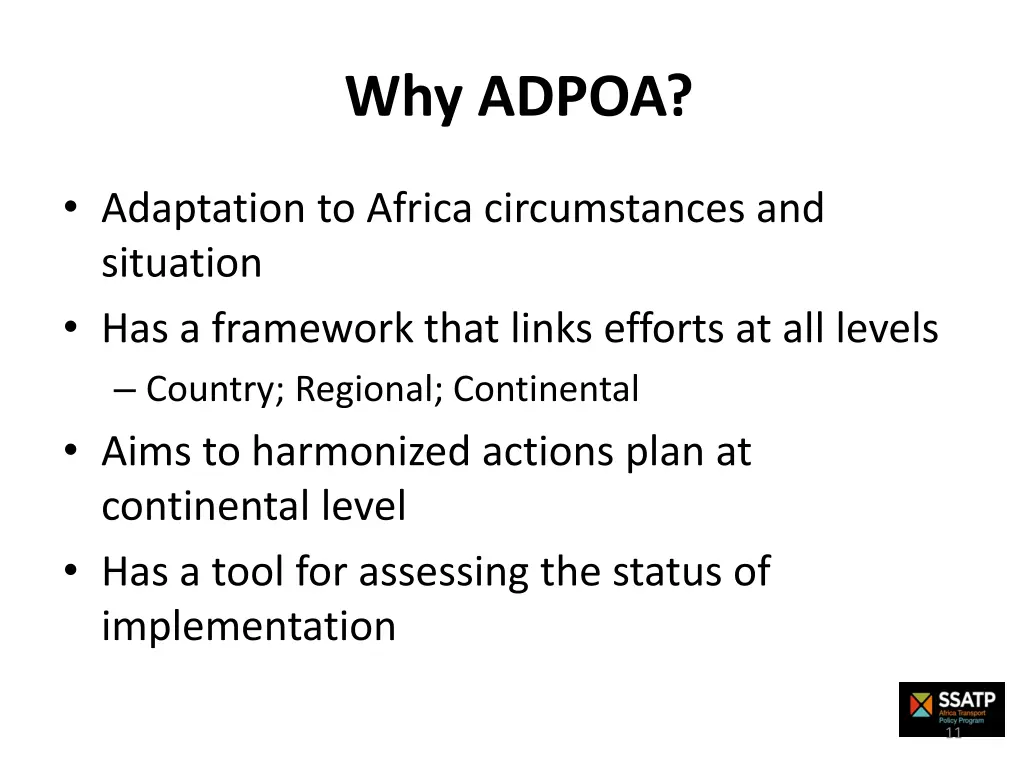 why adpoa