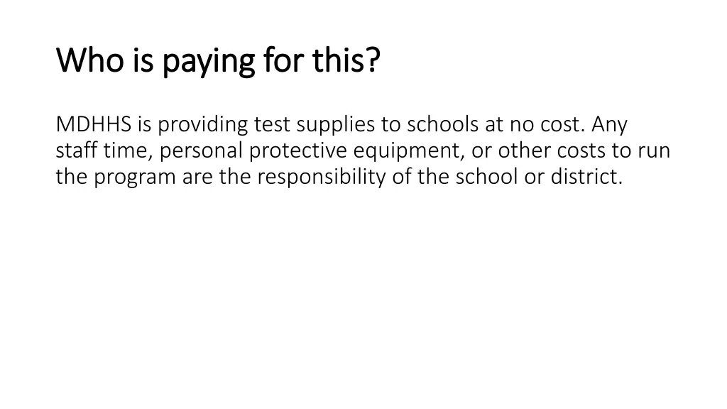 who is who is paying for this paying for this