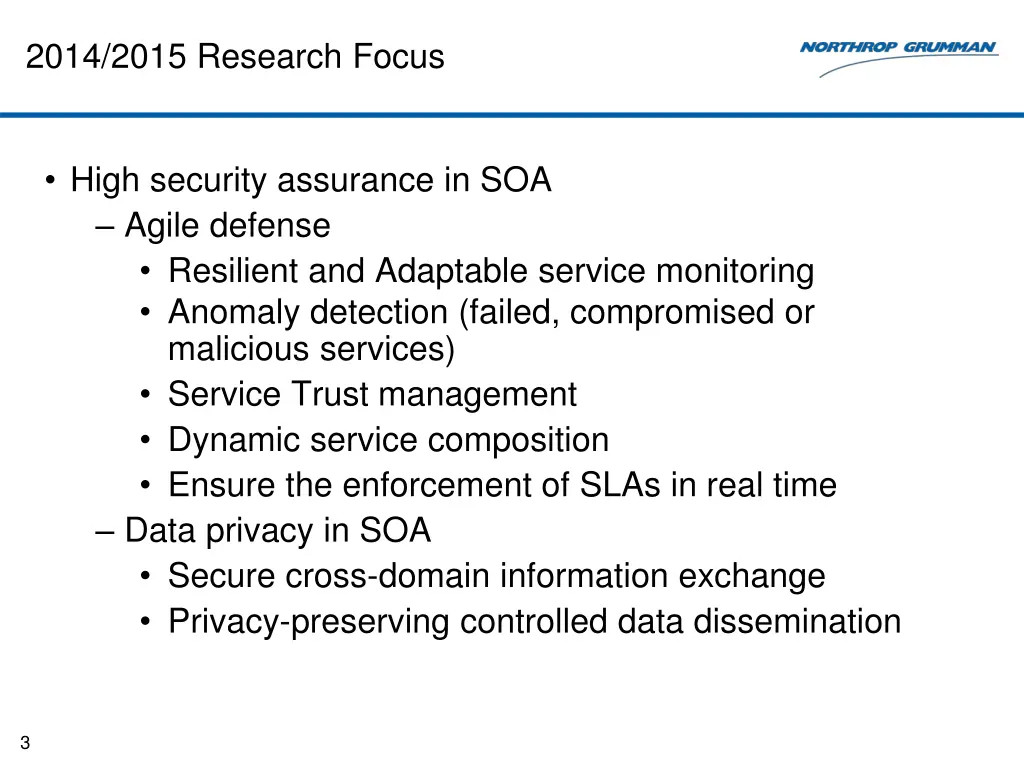 2014 2015 research focus