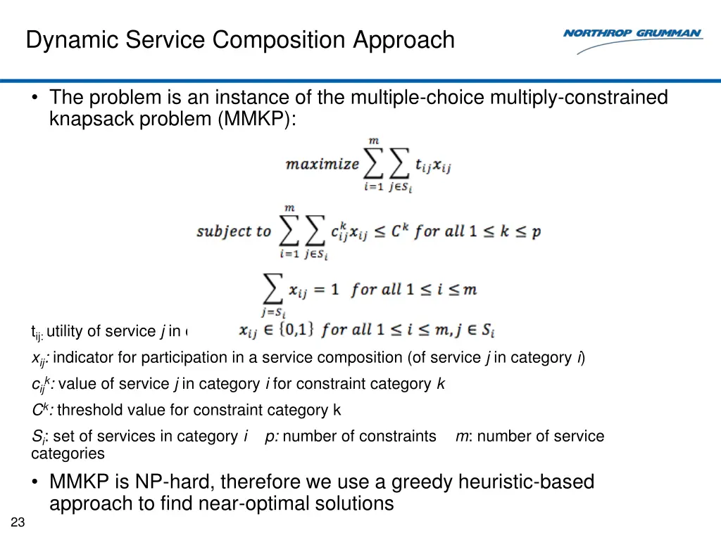 dynamic service composition approach