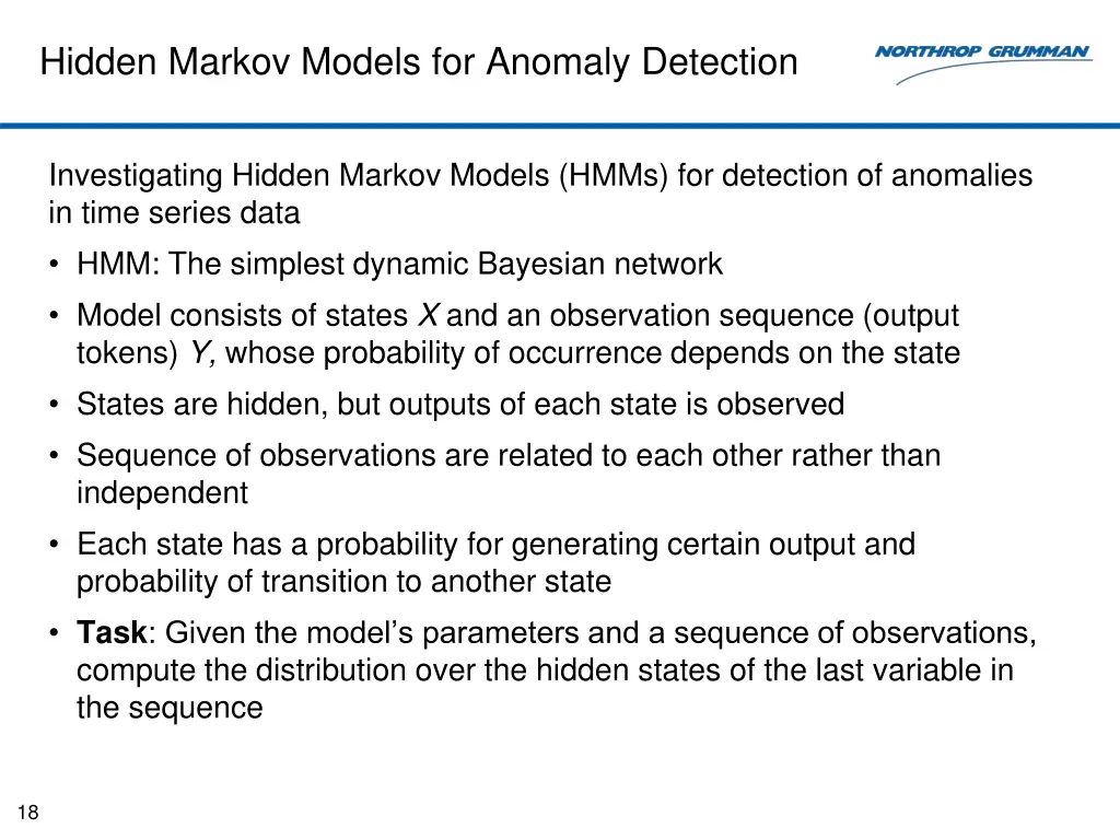 hidden markov models for anomaly detection