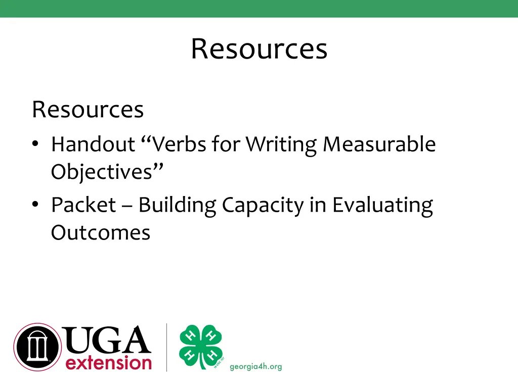 resources