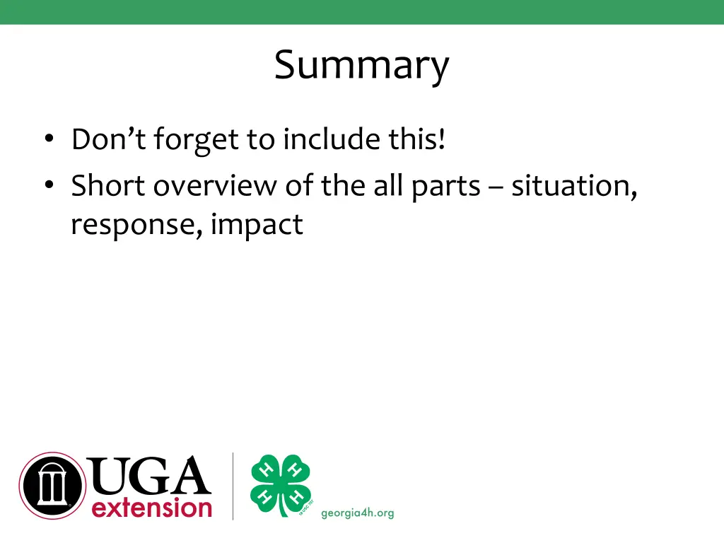 summary